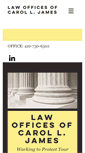 Mobile Screenshot of caroljameslaw.com